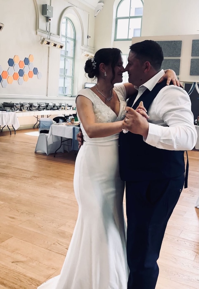 Afrobeats DJ At Nigerian Wedding reception photo of couple in Yorkshire