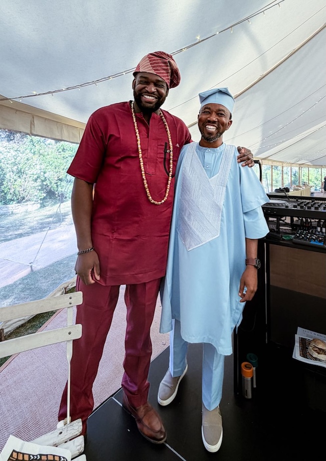 Wedding reception couple Nigerian wedding DJ Essex