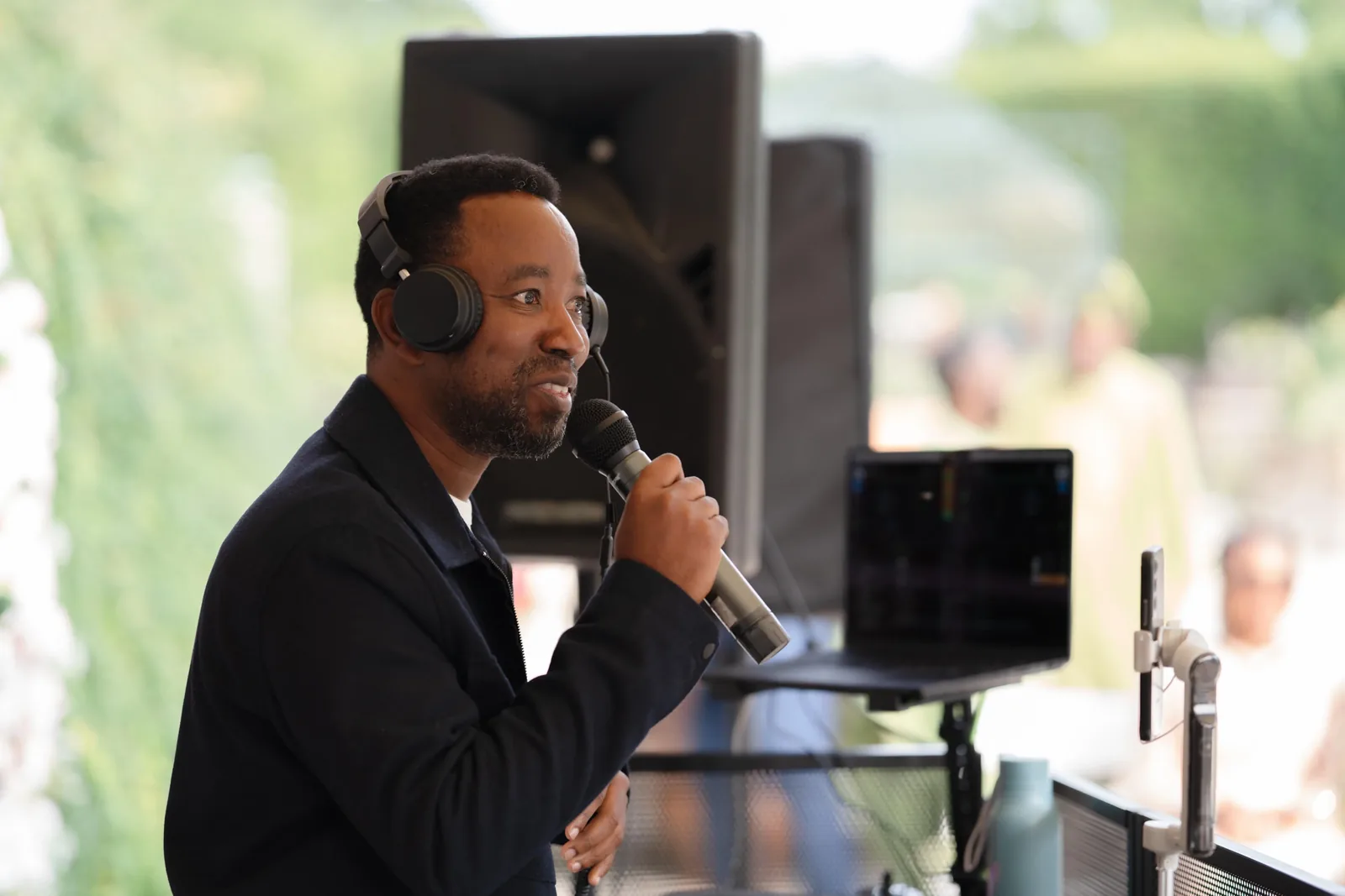 DJ Femzo performing at an event